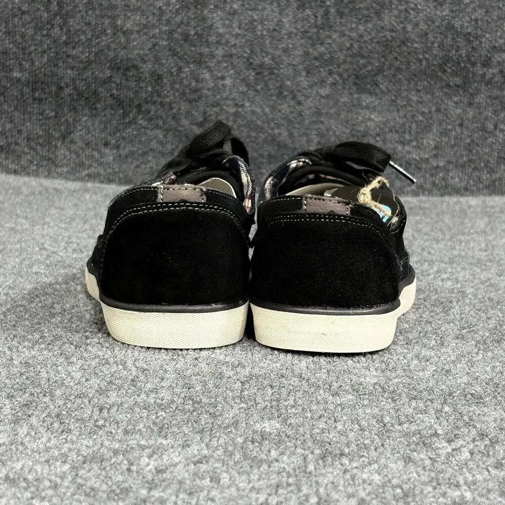 Gotcha Shoes Mens Size 9.5 Black Laguna Leather Canvas Boat Skate Surf Casual
